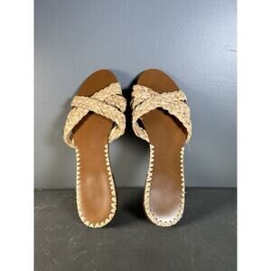 Zara Trafaluc‎ Women’s String Flip Flops Brown Women Size 38